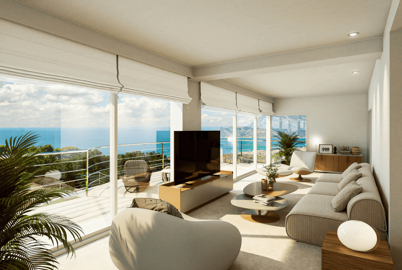 Luxe villa met spectaculair zeezicht in Altea Hills