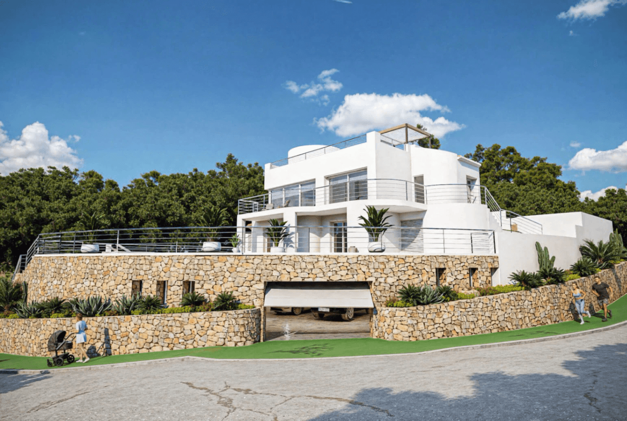 Luxe villa met spectaculair zeezicht in Altea Hills