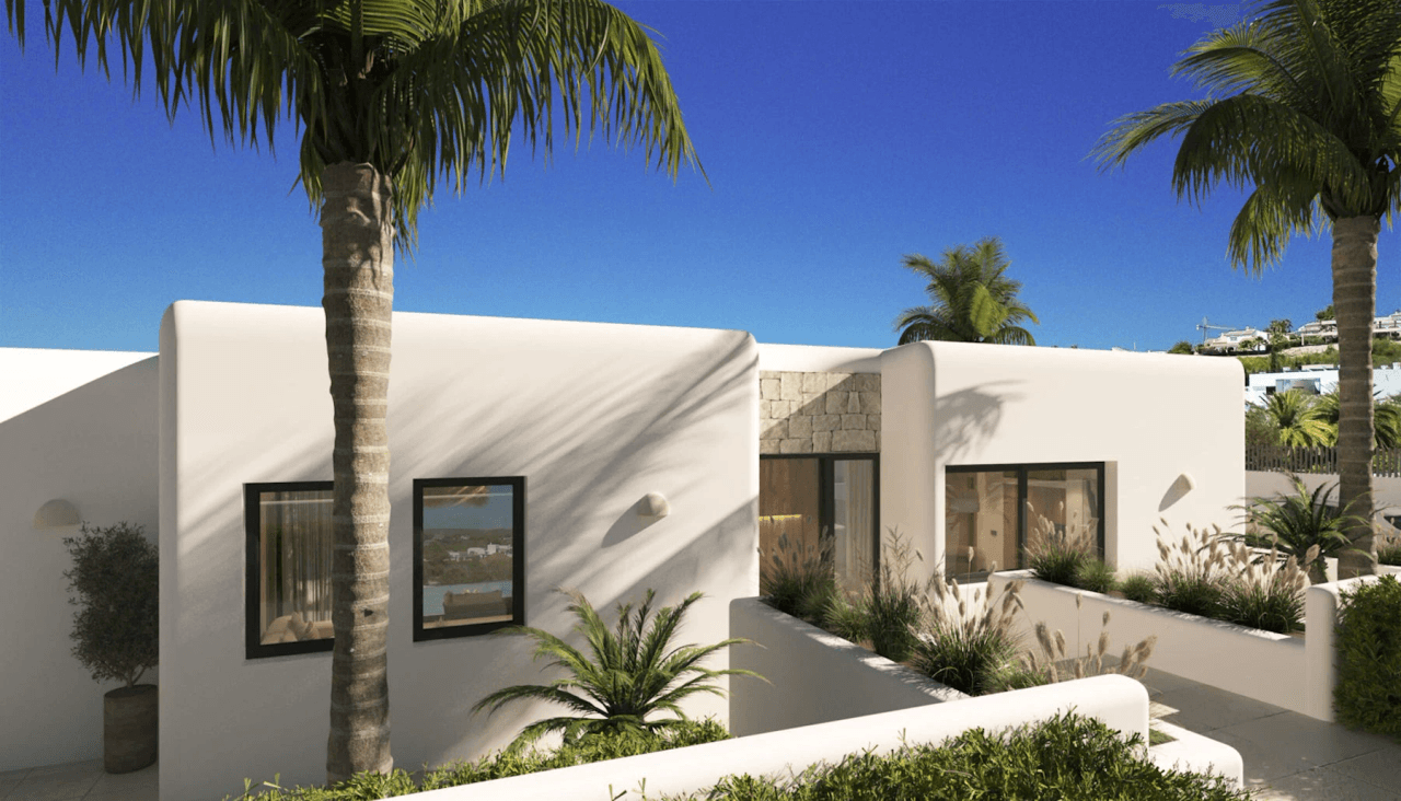 Exclusieve nieuwbouwvilla in ibizastijl in Jávea – ontwerp, licht en mediterrane levensstijl