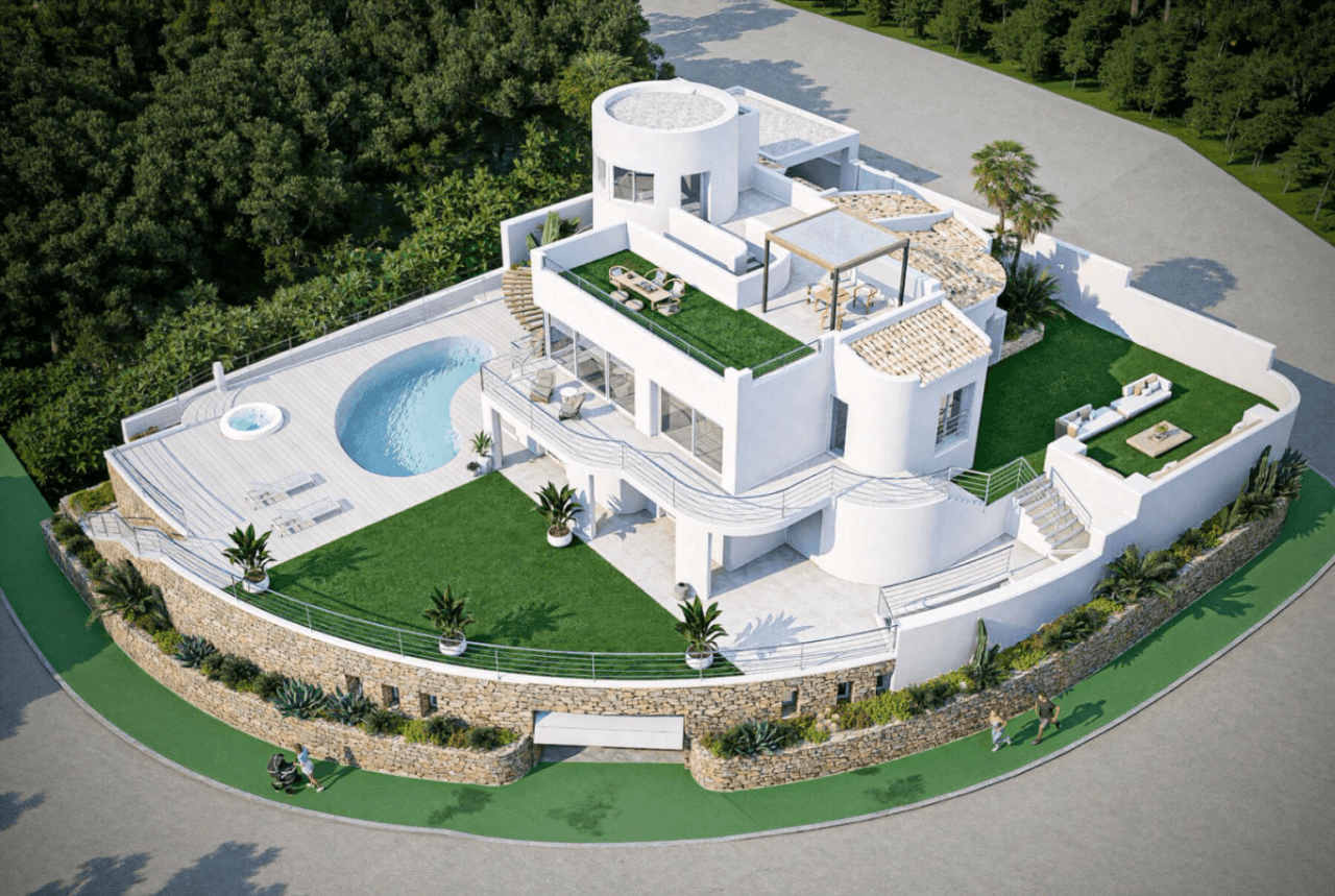 Villa di lusso con spettacolari viste sul mare ad Altea Hills
