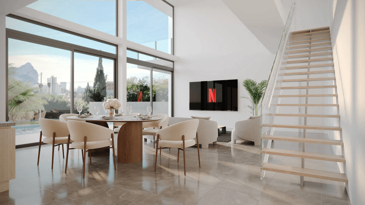 Nieuwe villa met privézwembad en uitzicht in La Merced, Calpe