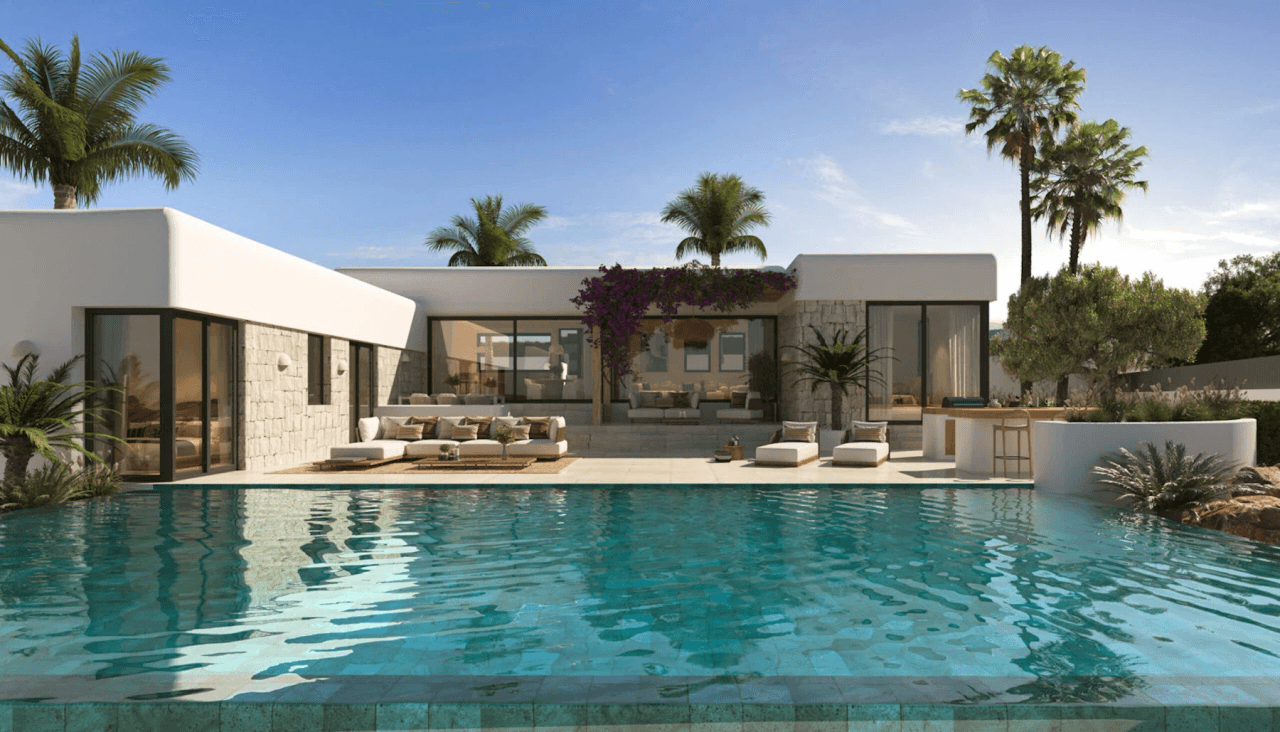 Exclusieve nieuwbouwvilla in Ibiza-stijl in Jávea - licht, design en mediterrane levensstijl