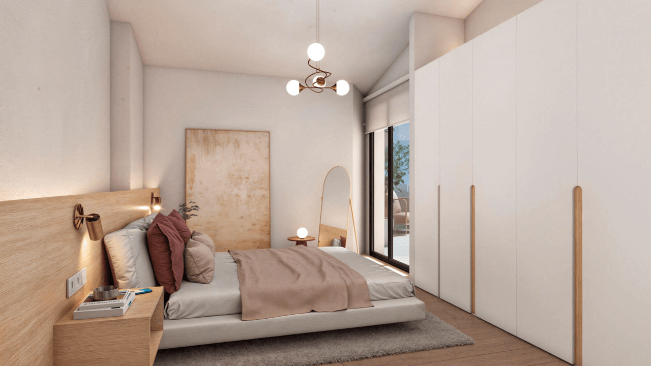 Nieuwe bouw: duplex penthouse met drie slaapkamers en privéterras in El Cabanyal