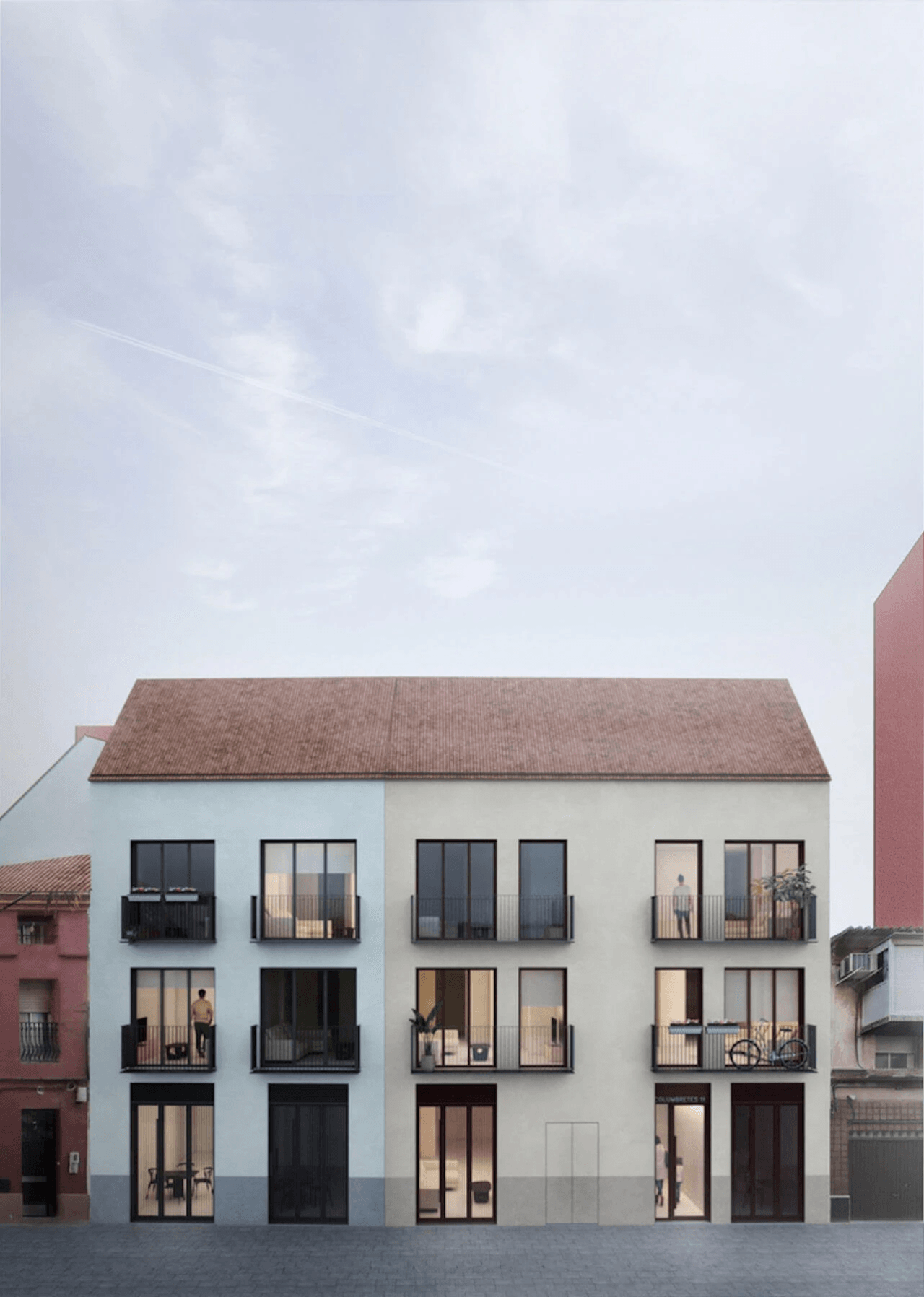 Nieuwe bouw: duplex penthouse met drie slaapkamers en privéterras in El Cabanyal