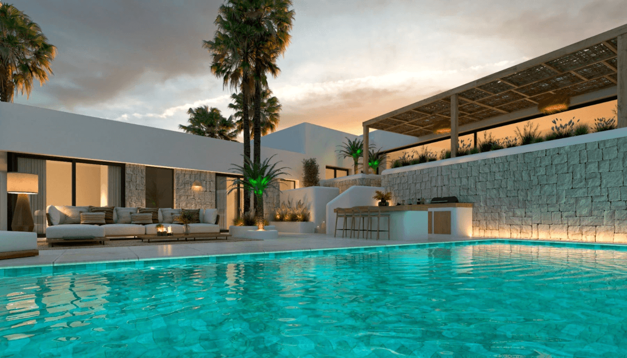 Villa exclusive neuve de style ibicenco à Jávea – lumière, design et style de vie méditerranéen